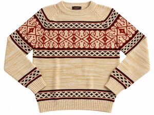 Kingsport Vintage Fair Isle Crewneck Sweater Men’s Size Small 34-36